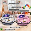 12V 2-Speed 360° Spin Ride on Car with Remote Control, Lights & Music, Space Theme Electric Bumper Car Toy Gifts for Boys & Girls Ages 1-5 - 3 of 4