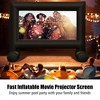 Costway 14FT\16FT\18FT\20FT Inflatable  Projector Screen Projection Outdoor Home Theater W/ Blower - image 2 of 4