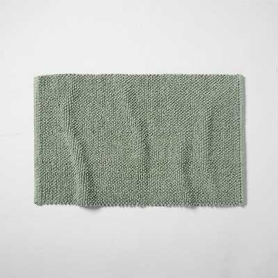 Текстурированный коврик для ванной Sage Green 21x34 дюйма - Casaluna