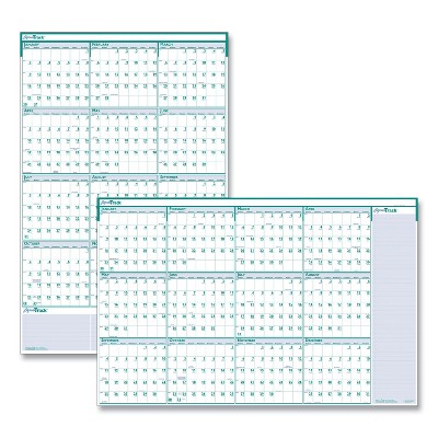 House of Doolittle Recy Reversible/Erasable Yearly Wall Calendar 24x37 2022 392