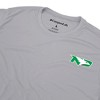Men's University of North Dakota Men's Sport Active T-Shirt Left Chest Logo - 4 of 4