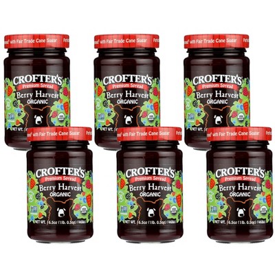 Crofter's Premium Spread Berry Harvest Organic  - Case of 6/16.5 oz