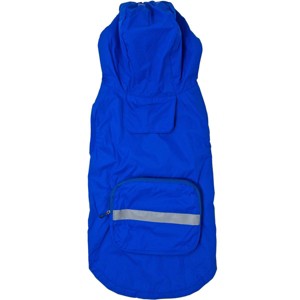 Doggie Design Packable Raincoat - Blue - 1 of 4