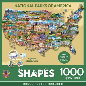 MasterPieces 1000 Piece Jigsaw Puzzle - National Parks - 34.65"x22.09" - 1 of 4