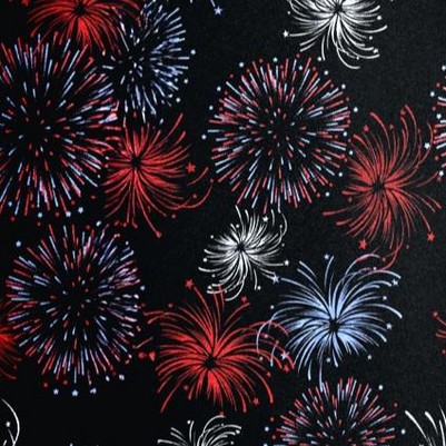 black glitter fireworks