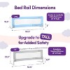 ComfyBumpy Bed Rail for Toddlers, Toddler Bed Rails for Twin, Full & Toddler Bed Size,  Baby Bed Side Rail for Kids - 3 of 4