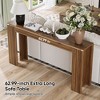 CIPACHO 62.99" Extra-Long Oak Console Table - Farmhouse Sofa Entryway Table for Narrow Spaces (Living Room/Hallway/Foyer) - 4 of 4