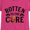 Girls' - Descendants - Rotten To The Core Apple Fitted Short Sleeve Graphic T-Shirt - 2 of 4