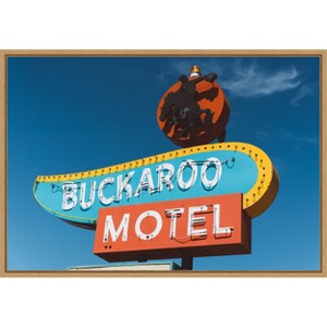 Amanti Art Buckaroo Motel by Bethany Young Canvas Wall Art Print Framed - 1 of 4