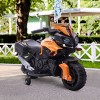 TopComfy Baby Walkers Bike for Kids, Dirt Bike, Ride On Toy Off Road Street Bike, and Training Wheels, Warm Hearted, Orange, 27"*12"*13" - 2 of 4