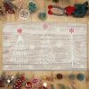 Christmas Doormat Washable Holiday Welcome Mat, Non-Slip Xmas Tree Indoor Outdoor Rug, Non-Shedding Front Door Mat for Kitchen or Bedroom - 3 of 4
