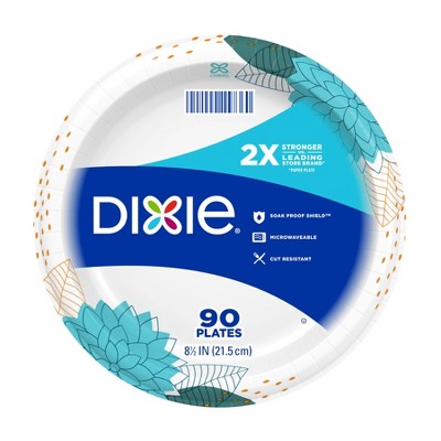 Dixie Everyday Dinner Paper Plates 8.5" - 90ct