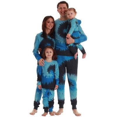 tie dye blue swirl - kids