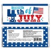 Big Dot of Happiness Firecracker 4th of July - Candy Bar Wrapper Red, White and Royal Blue Party Favors - Set of 24 - 2 of 4