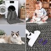 Modern Hallway Runner Rug, Washable Non-Slip Low Pile Carpet, Soft Stain-Resistant Faux Wool Rug for Kitchen, Bedroom - 4 of 4