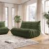 SYFERLORY Soft Beanbag Chair Set of 3£¬Fireside Bean Bag Lounger Memory Foam Chair For Home, Apartment Or Gaming Venue£¬Green - 4 of 4