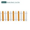 Unique Bargains Dollhouse Home DIY Crafts Wooden Decorative Miniature Ornament Garden Fence - 3 of 4