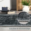9x12 Area Rugs for Living Room - Modern Plaid Checkered Non-Slip Machine Washable Large Rug, Soft Low Pile  Carpet Nursery (Grey) - 3 of 4