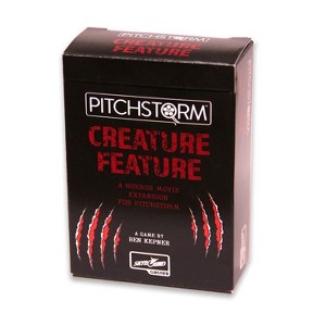 Creature Feature Deck - 100 Horror Movie Cards, Standalone Or Expansion, Movie Pitching Party Card Game - 1 of 4
