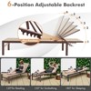 Tangkula Set of 2 Aluminum Patio Chaise Lounge Outdoor Adjustable Lounge Chair W/ 6-Position Backrest - 4 of 4
