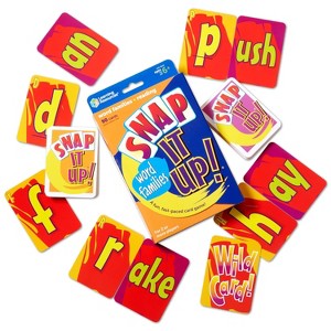 Learning Resources Snap It Up Phonics and Reading Card Game: Homeschool Kit, 90 Cards, Ages 6+, 1st Grade Reading Focus - 1 of 4