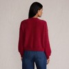 Lands' End Women's Fuzzy Eyelash Cable Cardigan Sweater - 2 of 4