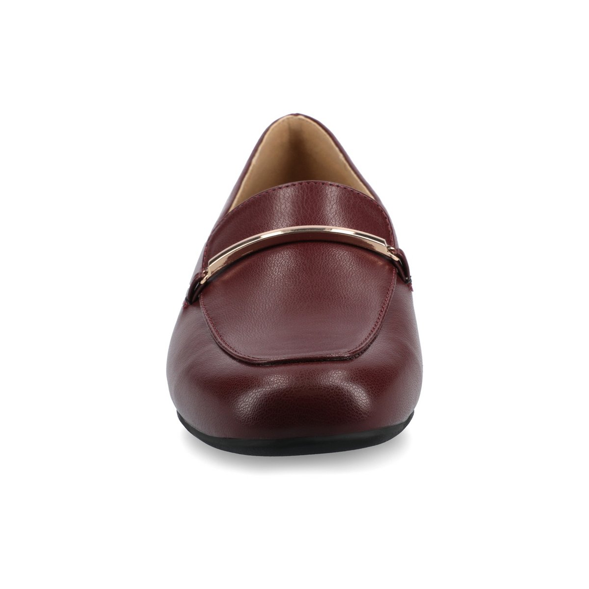 Женские платья Journee Collection Journee Women's Wrenn Medium and Wide Width Dress Flats, Oxblood 6 — фото 6