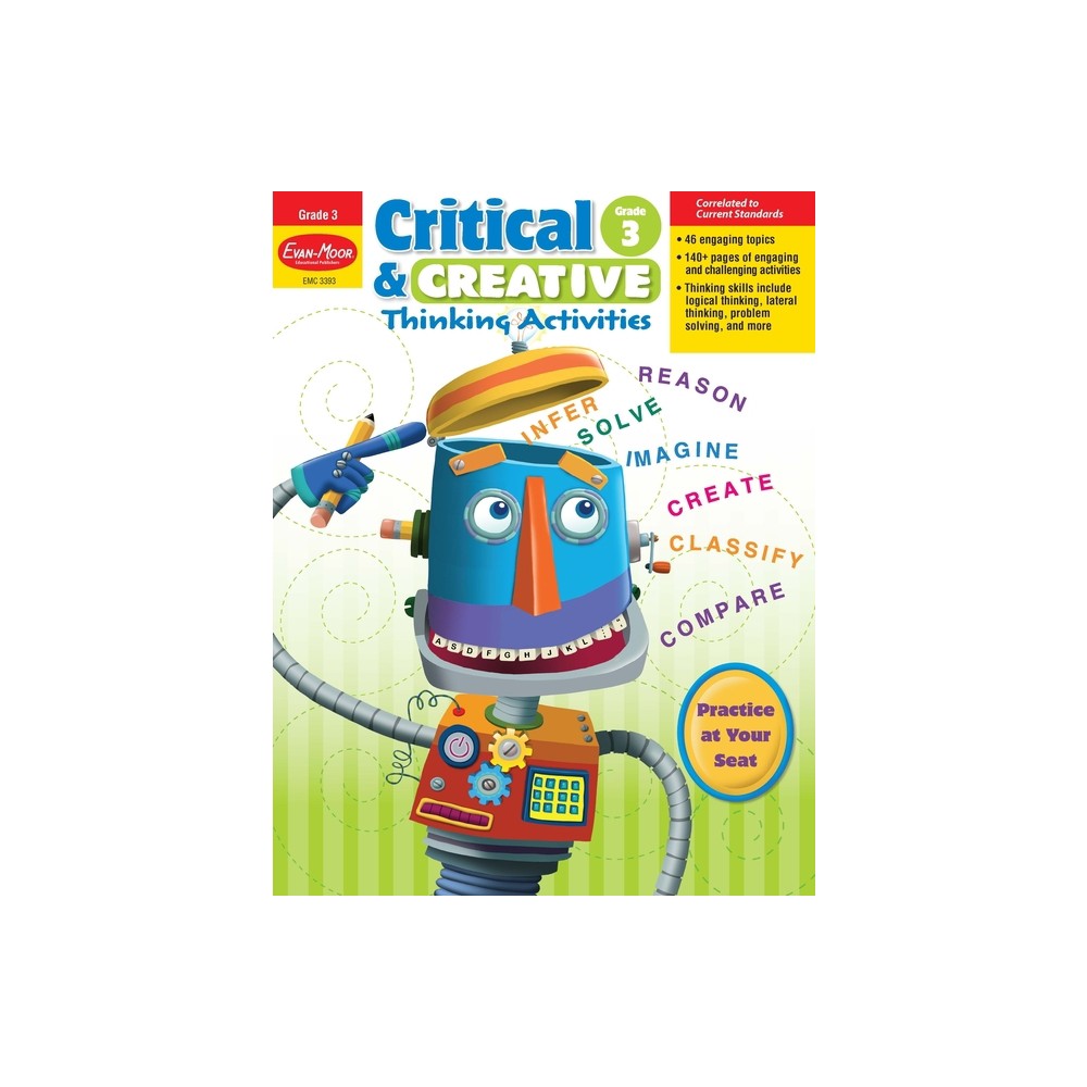 ISBN 9781596733992 product image for Critical and Creative Thinking Activities, Grade 3 Teacher Resource - by Evan-Mo | upcitemdb.com