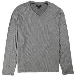 Alfani Mens V-Neck Jacquard Basic T-Shirt - 1 of 1