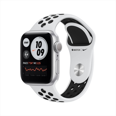Apple Watch Nike Series 6 GPS, 44mm Silver Aluminum Case with Pure  Platinum/Black Nike Sport Band