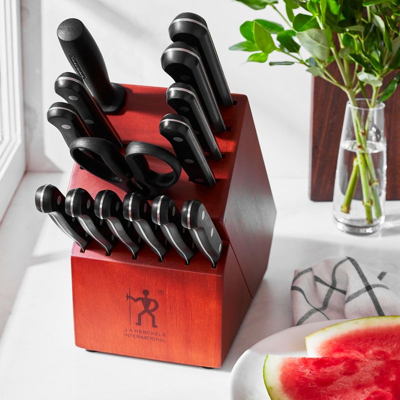 HENCKELS Solution Razor-Sharp 15-pc Knife Set, German Engineered Informed by 100+ Years of Mastery, Chefs Knife, 3 of 5