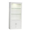 Okak Wood Shelves, Storage Shelves with 3 Tiers, Small Bookcase for Books and CDs, Storage Organizer for Living Room, Bedroom, Office - 3 of 4