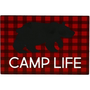 Pavilion Gift Company - Camp Life - 6" x 4" MDF Plaque - Wall Sign Panels - 1 of 4