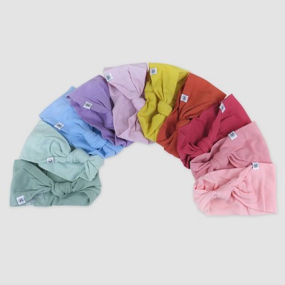 Image of Honest Baby 10pk Rainbow Headbands