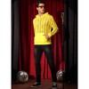 Lars Amadeus Men's Long Sleeves See Through Striped Hoodie Pullover Shirts - 2 of 4