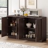 CENGHU Vintage Storage Cabinet Sideboard, Buffet Cabinet with Adjustable Shelves, for Dining Room, Kitchen and Living Room - 2 of 4