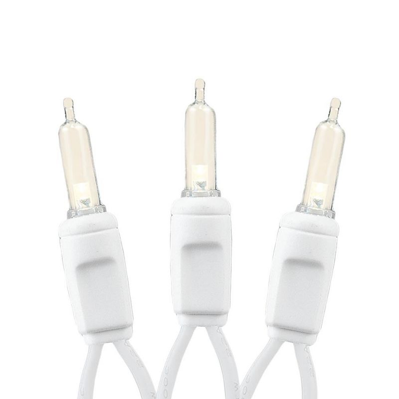 Novelty Lights 35 light T5 Traditional LED Christmas Mini Light Set (White Wire, 11.5 Feet), 4 of 8