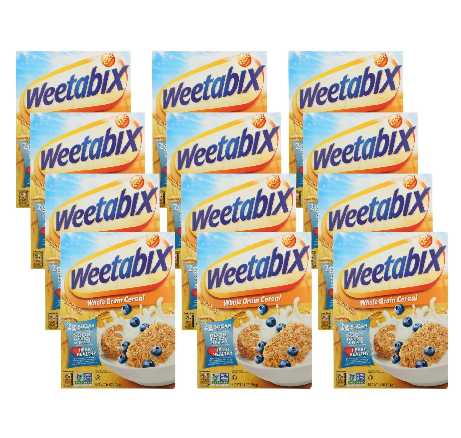 Weetabix Whole Grain Cereal - Case of 12/14 oz
