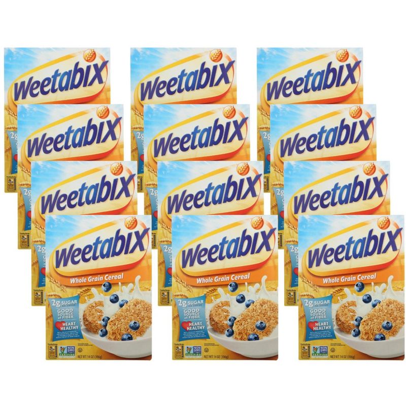 Weetabix Whole Grain Cereal - Case of 12/14 oz, 1 of 8