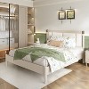 Christopher Knight Home Julina Modern Acacia Wood Upholstered Bed - 2 of 4