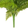 Vickerman Green Artificial Leather Fern Bush - 3 of 3