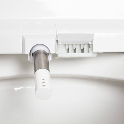Hulife White Electric Bidet Seat with Heated Water and Air Dryer