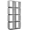 TOAOTBNBO 8 Cube Bookshelf with Storage Cabinet, Upright Bookcase with Polish Finish Display Freestanding Book Shelf for Home, White - 2 of 4