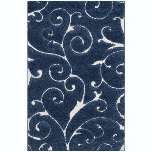 Florida Shag SG455 Power Loomed Area Rug  - Safavieh - 1 of 4