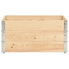 vidaXL Pallet Collars 3 pcs 31.5"x47.2" Solid Pine Wood - 3 of 4