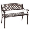 Syemin Patio Modern Accent Chairs, Outdoor Conversation Chairs, with Leisure Used, for Backyard, Garden, Brown, 40.5"*23.5"*6.5" - 3 of 4