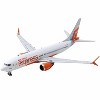 Boeing 737 MAX 8 Commercial Aircraft "Air India Express" White with Tail Graphics 1/400 Diecast Model Airplane by GeminiJets - image 2 of 3