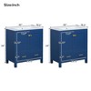 CAVINAS Bathroom Vanity with Single Combination Under Counter Sink and Soft Closure,Bathroom Storage Cabinet with 2 Doors and a Drawer - 3 of 4