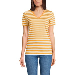 Lands' End Women's Relaxed Supima Cotton T-Shirt - 1 of 3