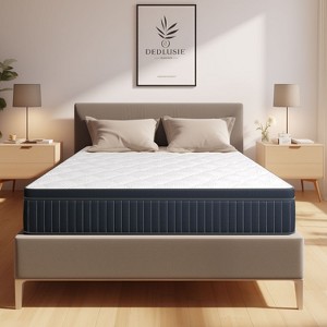 Swedrea Hybrid Mattress Breathable Medium Cooling Memory Foam Bed-in-a-Box White - 1 of 4